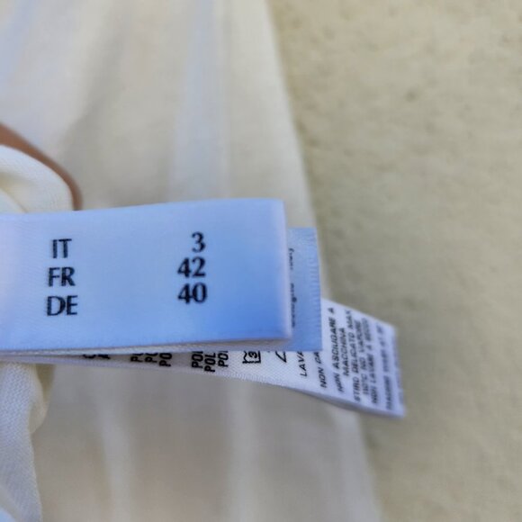 5/$100 SALE - LA PERLA White Lace Trim Tunic - Picture 5 of 6